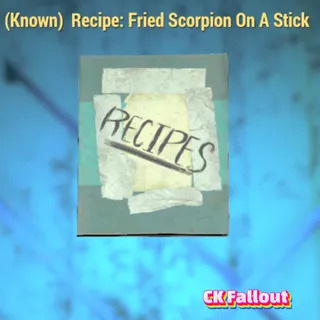 Fried Scorpion On A Stick