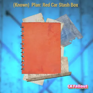 Red Car Stash Box