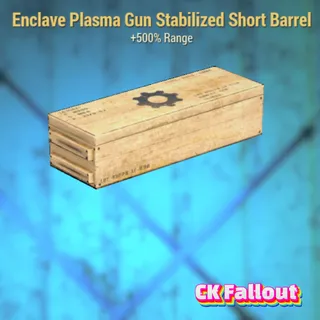 Enclave Plasma Gun Stabilized Short Barrel