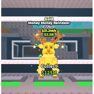 Gold Money Money Reindeer
