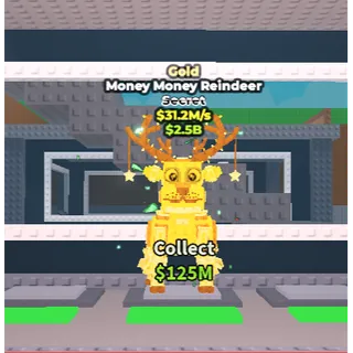 Gold Money Money Reindeer