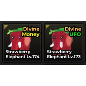 2x Strawberry Elephant | Cheapest | Escape Tsunami for Brainrots