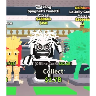 450M/s Yin Yang Spaghetti Tualetti