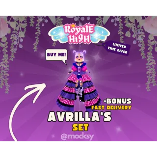 Avrilla's Set + BONUS | Royale High – Fast Delivery (Read Description)