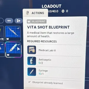 Vita Shot Blueprint