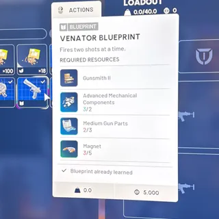 Venator Blueprint
