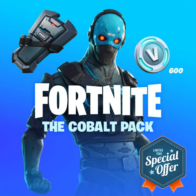 Fortnite Starter Pack 600 V Bucks New Cobalt Skin Other Gift - 