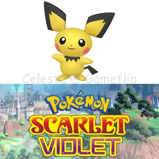 Scarlet Violet Shiny 6IV Pichu