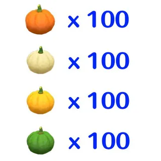 Resource | Green Orange White Yellow Pumpkins