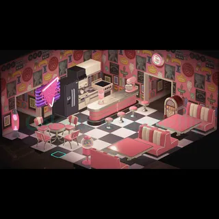 Furniture | Pink Diner Set