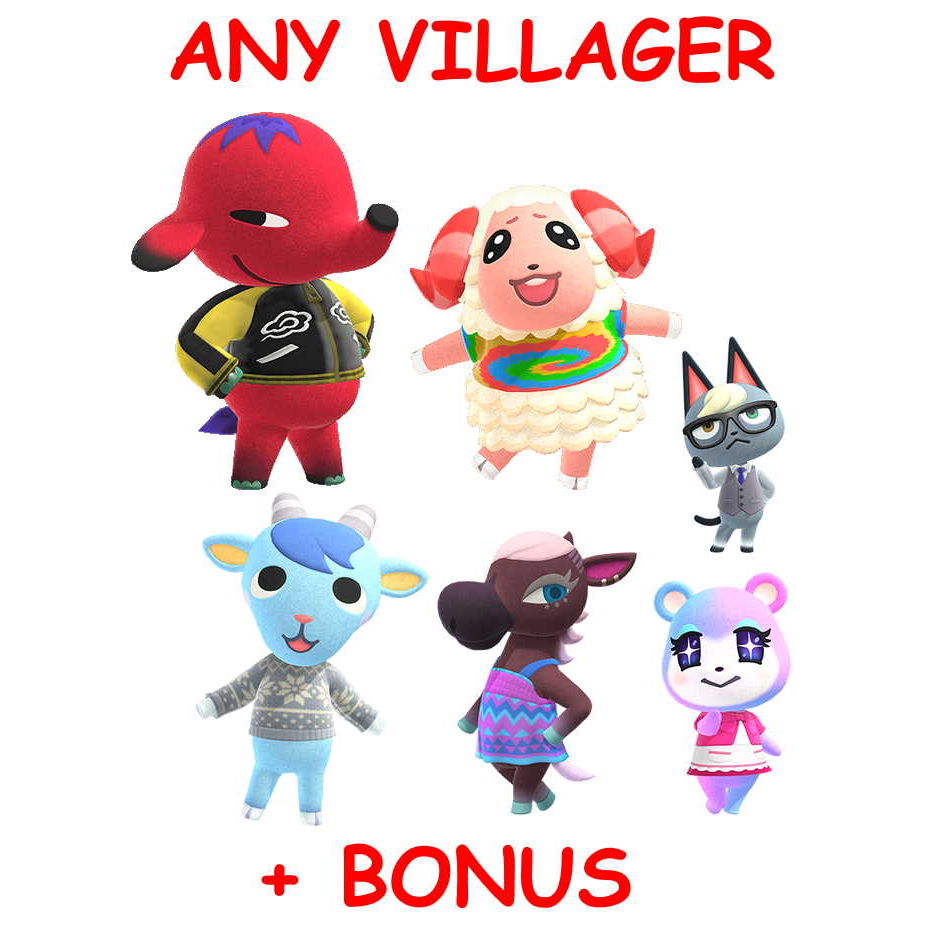 Bundle Any Villager in ACNH Game Items Gameflip