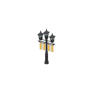 Furniture | 40 x Black Street Lamp Banners