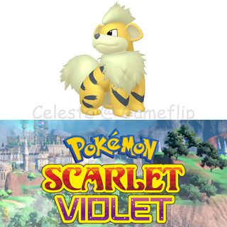 Scarlet Violet Shiny 6IV Growlithe