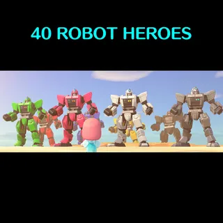 Bundle | 40 Robot Heroes