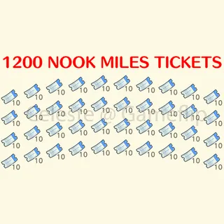 Nook Miles Tickets | 1200x NMT