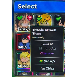 MONEY MAKER 20SX/S  TITANIC ATTACK TITAN