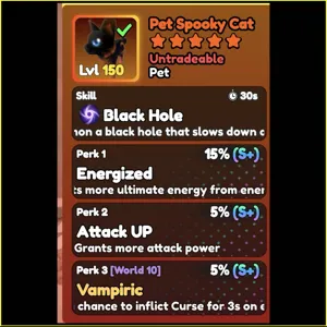 World Zero- Perfect Spooky Cat