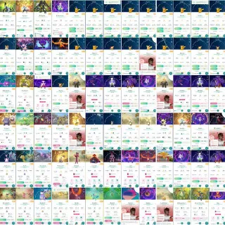 PVP Level 80 Maxed | Mega Shiny Rayquaza & Pimals,Megas | Costumes & Backgrounds | 80+ Shiny Legendary | 20% Big Sale!!