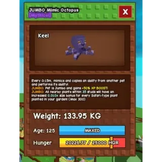 Godly titanic Mimic Octopus | 133kg+