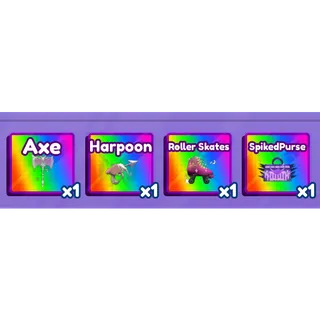 Axe | Harpoon | Roller Skates | spikedpurse Bundle