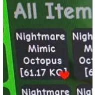 Huge nightmare mimic octopus | 61kg+