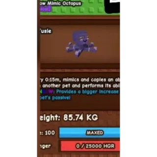 Titanic Nightmare Mimic Octopus | 85kg+