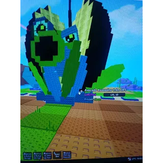 Huge Frozen-Neon Avocado Assassino | 9.6m dps | Plants vs Brainrots 