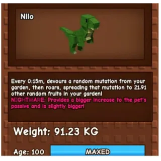 Godly titanic nightmare t-rex | 15s cd