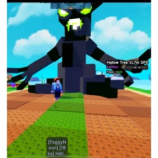 Huge foggy-neon Hallow tree 17.6m dmg - Plants vs Brainrots 