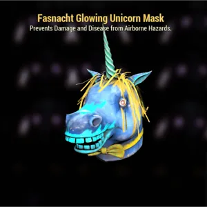 Fasnacht Glowing Unicorn