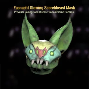 Glowing Scorchbeast mask