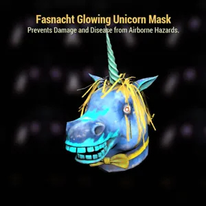 Fasnacht Glowing Unicorn