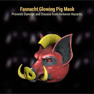 Fasnacht Glowing Pig