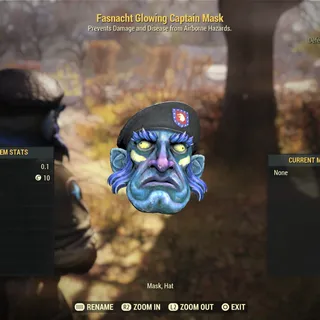 Glowing Captain Mask