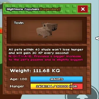 Capybara Collosal NM 112
