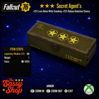 3 Star Secret Agent's Mod X 1