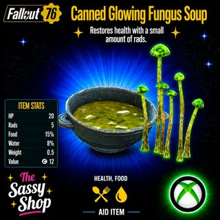 200 Canned Glowing Fungus Soup