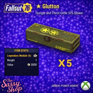 2 Star Glutton Mods X 5