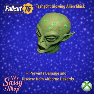 Fasnacht Glowing Alien Mask