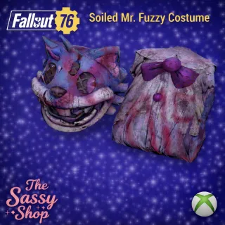 Soiled Mr. Fuzzy Mascot Suit