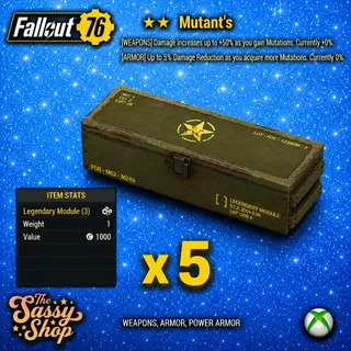 1 Star Mutant's Mod X 5