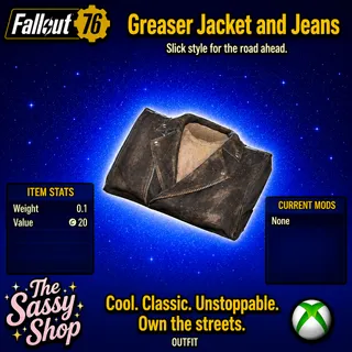 Greaser jacket and jeans