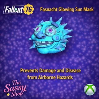 Fasnacht Glowing Sun Mask