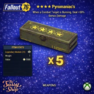 4 Star Pyromaniac's Mods X5