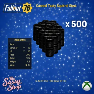 Canned Tasty Squirrel Stew X 500 