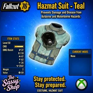 Apparel - Hazmart Suit - Teal