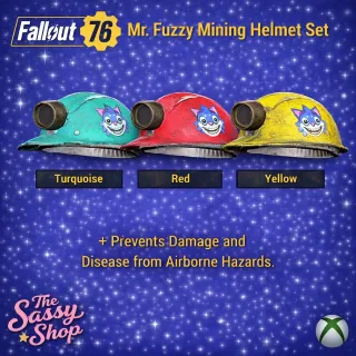 Mr. Fuzzy Mining Helmet Set