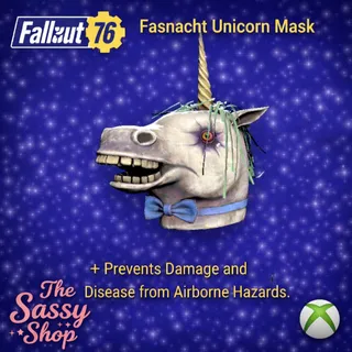 Fasnacht Unicorn Mask