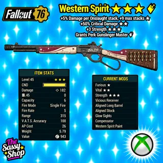 Western Spirit - Named Weapon