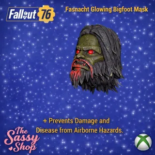 Fasnacht Glowing Bigfoot Mask